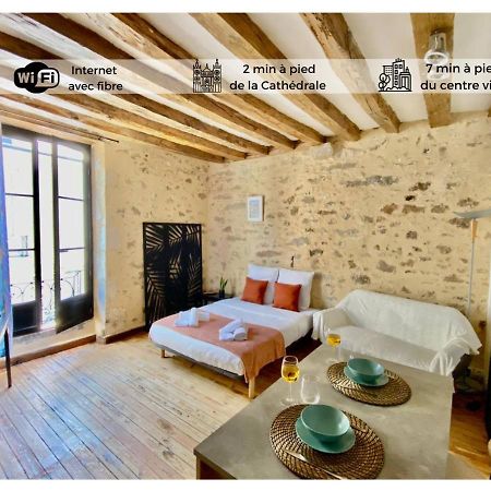 Le Cosy-Chic, 2 Min A Pied Cathedrale , Jacobins Apartman Le Mans Kültér fotó